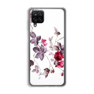CaseCompany Mooie bloemen: Samsung Galaxy A12 Transparant Hoesje