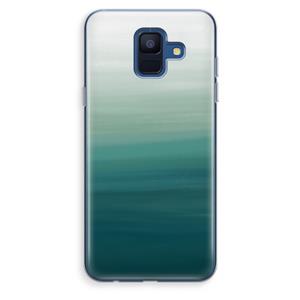CaseCompany Ocean: Samsung Galaxy A6 (2018) Transparant Hoesje
