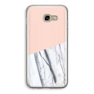 CaseCompany A touch of peach: Samsung Galaxy A5 (2017) Transparant Hoesje
