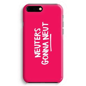 CaseCompany Neuters (roze): iPhone 8 Plus Volledig Geprint Hoesje