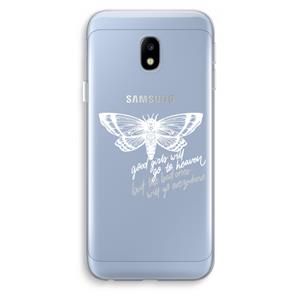 CaseCompany Good or bad: Samsung Galaxy J3 (2017) Transparant Hoesje