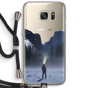 CaseCompany Wanderlust: Samsung Galaxy S7 Transparant Hoesje met koord