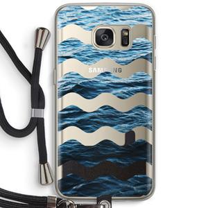 CaseCompany Oceaan: Samsung Galaxy S7 Transparant Hoesje met koord