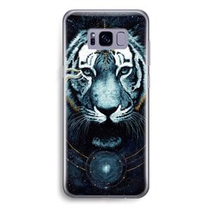 CaseCompany Darkness Tiger: Samsung Galaxy S8 Plus Transparant Hoesje