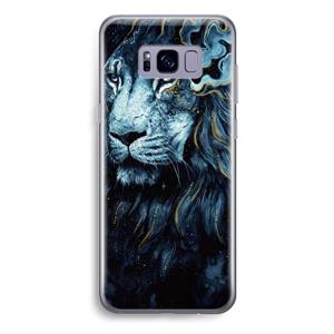 CaseCompany Darkness Lion: Samsung Galaxy S8 Plus Transparant Hoesje
