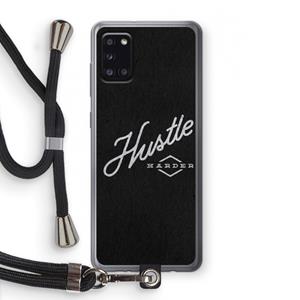 CaseCompany Hustle: Samsung Galaxy A31 Transparant Hoesje met koord