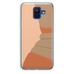 CaseCompany Bikini: Samsung Galaxy A6 (2018) Transparant Hoesje
