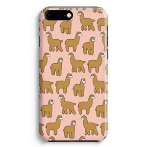 CaseCompany Alpacas: iPhone 8 Plus Volledig Geprint Hoesje
