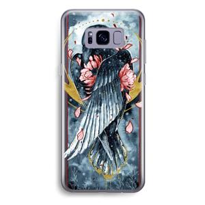 CaseCompany Golden Raven: Samsung Galaxy S8 Plus Transparant Hoesje
