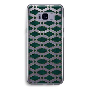 CaseCompany Moroccan tiles: Samsung Galaxy S8 Plus Transparant Hoesje