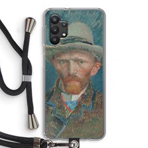 CaseCompany Van Gogh: Samsung Galaxy A32 5G Transparant Hoesje met koord