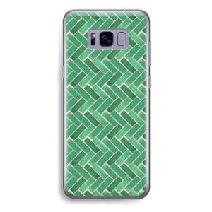 CaseCompany Moroccan tiles 2: Samsung Galaxy S8 Plus Transparant Hoesje