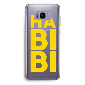 CaseCompany Habibi Blue: Samsung Galaxy S8 Plus Transparant Hoesje