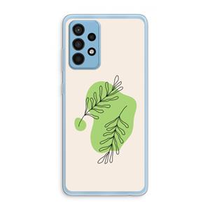 CaseCompany Beleaf in you: Samsung Galaxy A52 Transparant Hoesje
