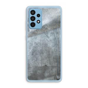 CaseCompany Grey Stone: Samsung Galaxy A52 Transparant Hoesje