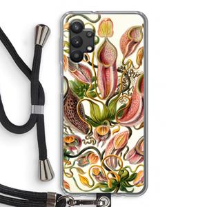 CaseCompany Haeckel Nepenthaceae: Samsung Galaxy A32 5G Transparant Hoesje met koord