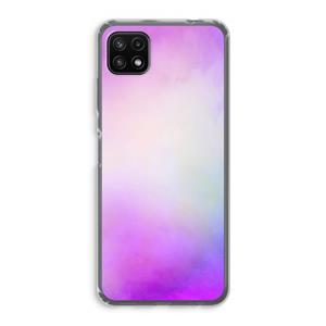 CaseCompany Clouds pastel: Samsung Galaxy A22 5G Transparant Hoesje