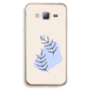 CaseCompany Leaf me if you can: Samsung Galaxy J3 (2016) Transparant Hoesje