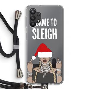 CaseCompany Came To Sleigh: Samsung Galaxy A32 5G Transparant Hoesje met koord