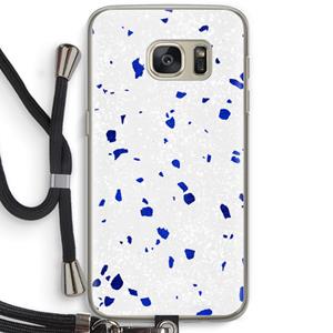 CaseCompany Terrazzo N°5: Samsung Galaxy S7 Transparant Hoesje met koord