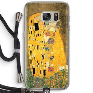 CaseCompany Der Kuss: Samsung Galaxy S7 Transparant Hoesje met koord