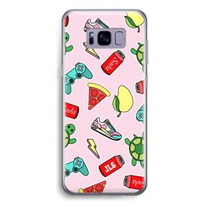 CaseCompany Things Jamie Loves: Samsung Galaxy S8 Plus Transparant Hoesje