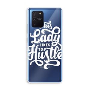 CaseCompany Hustle Lady: Samsung Galaxy Note 10 Lite Transparant Hoesje