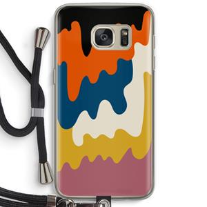 CaseCompany Baar A: Samsung Galaxy S7 Transparant Hoesje met koord