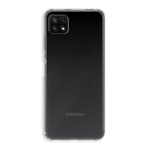 CaseCompany Musketon Halftone: Samsung Galaxy A22 5G Transparant Hoesje