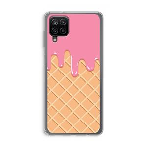 CaseCompany Ice cream: Samsung Galaxy A12 Transparant Hoesje