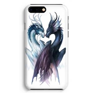 CaseCompany Yin Yang Dragons: iPhone 8 Plus Volledig Geprint Hoesje