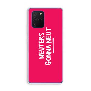 CaseCompany Neuters (roze): Samsung Galaxy Note 10 Lite Transparant Hoesje