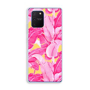 CaseCompany Pink Banana: Samsung Galaxy Note 10 Lite Transparant Hoesje