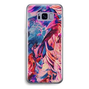 CaseCompany Pink Orchard: Samsung Galaxy S8 Plus Transparant Hoesje