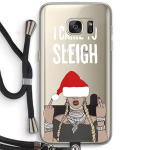 CaseCompany Came To Sleigh: Samsung Galaxy S7 Transparant Hoesje met koord