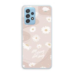 CaseCompany Daydreaming becomes reality: Samsung Galaxy A73 Transparant Hoesje
