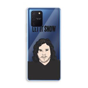 CaseCompany Let It Snow: Samsung Galaxy Note 10 Lite Transparant Hoesje