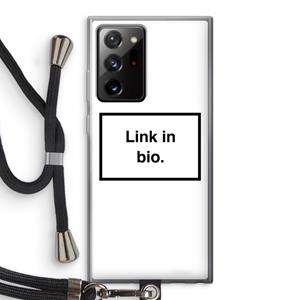 CaseCompany Link in bio: Samsung Galaxy Note 20 Ultra / Note 20 Ultra 5G Transparant Hoesje met koord