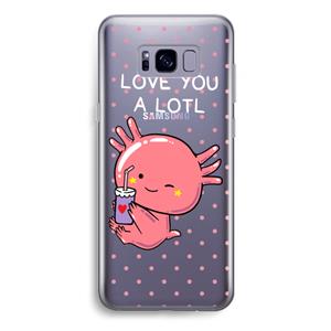 CaseCompany Love You A Lotl: Samsung Galaxy S8 Plus Transparant Hoesje