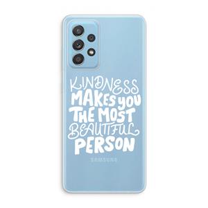 CaseCompany The prettiest: Samsung Galaxy A73 Transparant Hoesje