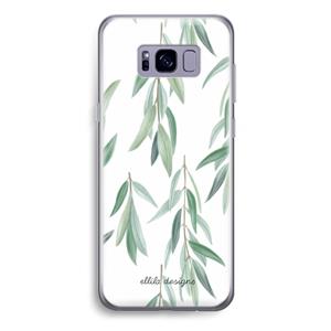 CaseCompany Branch up your life: Samsung Galaxy S8 Plus Transparant Hoesje