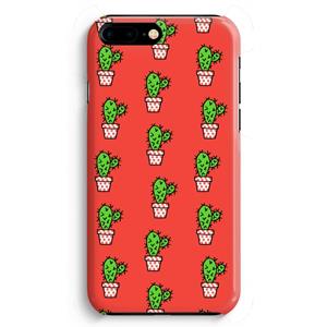 CaseCompany Mini cactus: iPhone 8 Plus Volledig Geprint Hoesje