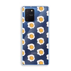 CaseCompany Bacon to my eggs #1: Samsung Galaxy Note 10 Lite Transparant Hoesje