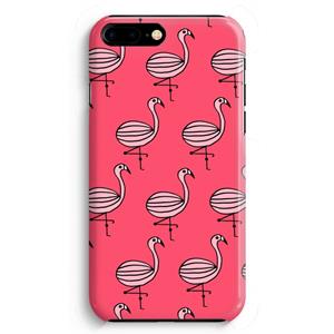 CaseCompany Flamingo: iPhone 8 Plus Volledig Geprint Hoesje