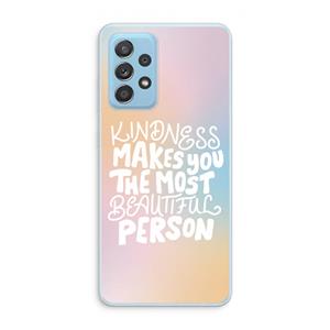 CaseCompany The prettiest: Samsung Galaxy A73 Transparant Hoesje