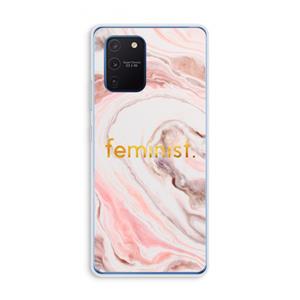 CaseCompany Feminist: Samsung Galaxy Note 10 Lite Transparant Hoesje