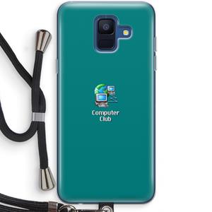 CaseCompany Win98: Samsung Galaxy A6 (2018) Transparant Hoesje met koord
