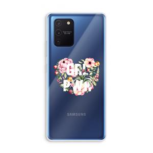 CaseCompany GRL PWR Flower: Samsung Galaxy Note 10 Lite Transparant Hoesje