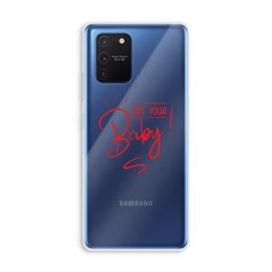 CaseCompany Not Your Baby: Samsung Galaxy Note 10 Lite Transparant Hoesje