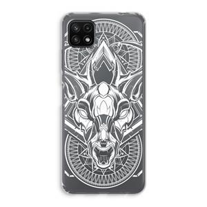 CaseCompany Oh Deer: Samsung Galaxy A22 5G Transparant Hoesje